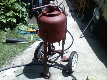 Как собрать самодельный пескоструйный аппарат: от старого баллона до мощного инструмента