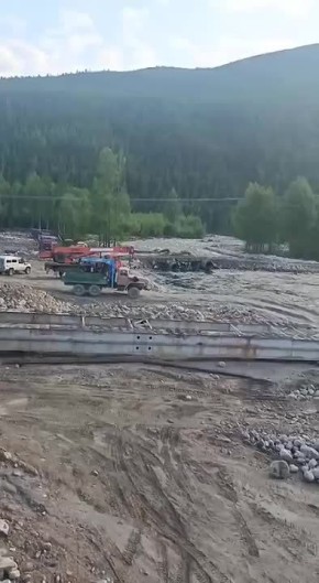 Восстановили движение транспорта в Муйском районе