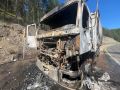 В Прибайкальском районе ликвидировали возгорание грузового автомобиля