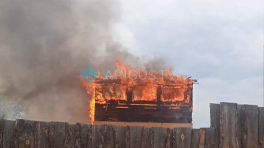 Мужчина пострадал на пожаре в Улан-Удэ