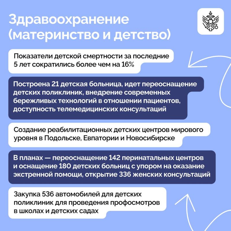 Президент России провел совещание по социальным вопросам, в центре обсуждения были темы здравоохранения и демографии