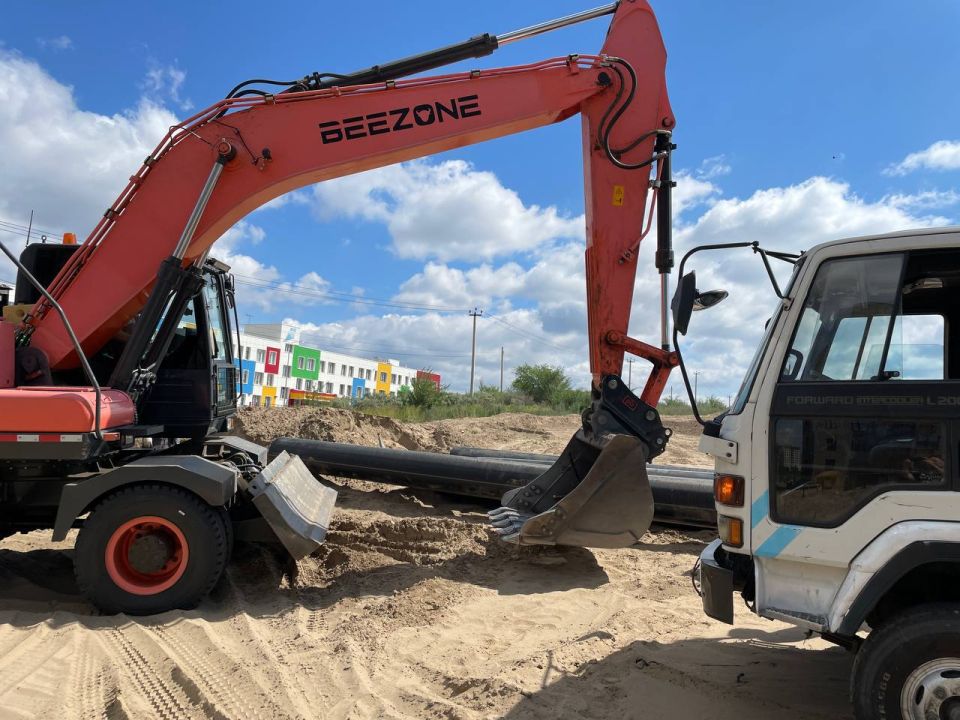 В 106 мкрн построят новый трубопровод протяженностью 1000 метров