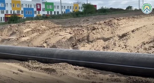 В 106 мкрн построят новый трубопровод протяженностью 1000 метров