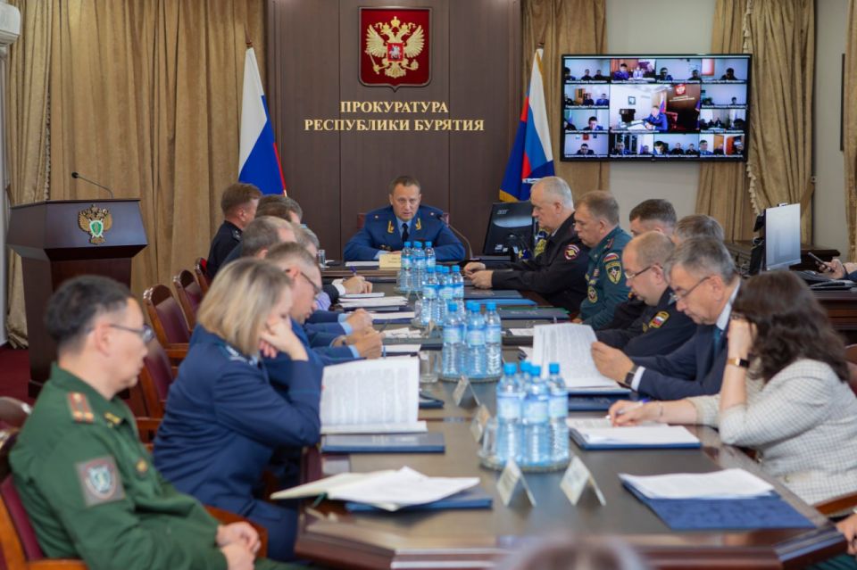 Состоялось заседание координационного совещания руководителей правоохранительных органов республики