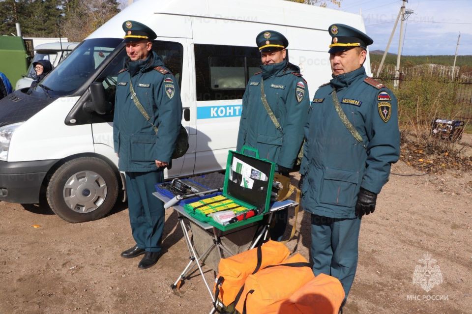 Силы и средства Гражданской обороны Бурятии приняли участие во Всероссийской штабной тренировке