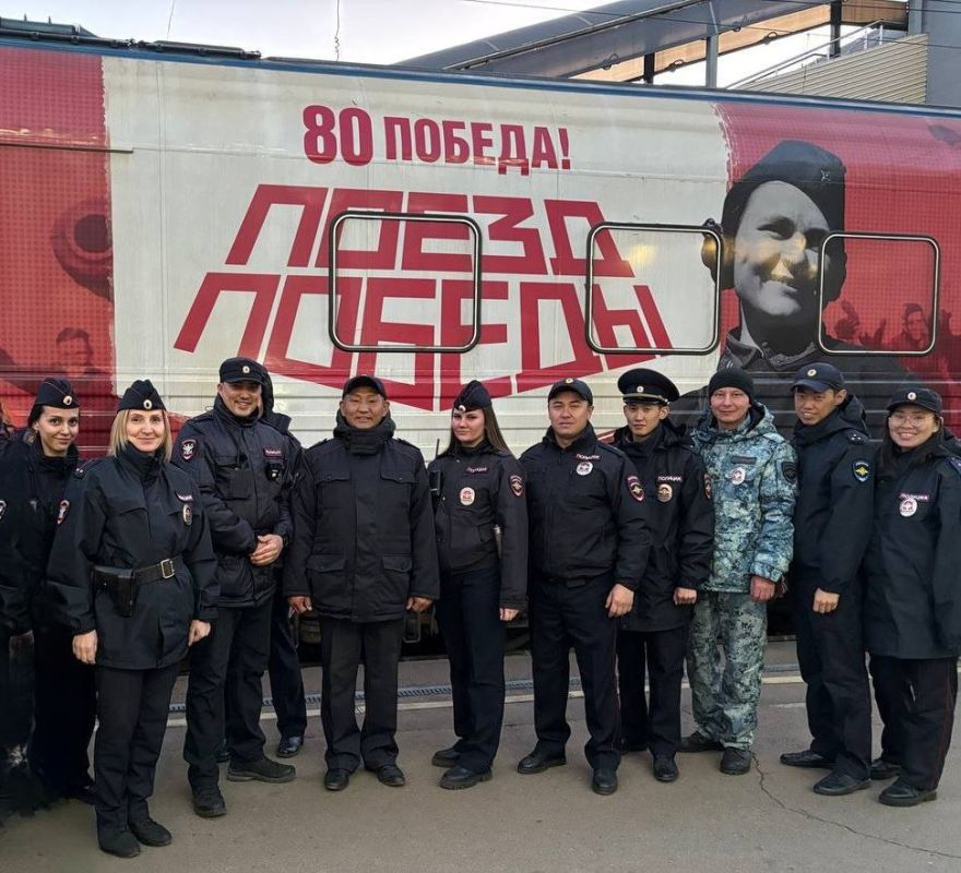«Поезд Победы» прибыл в Улан-Удэ