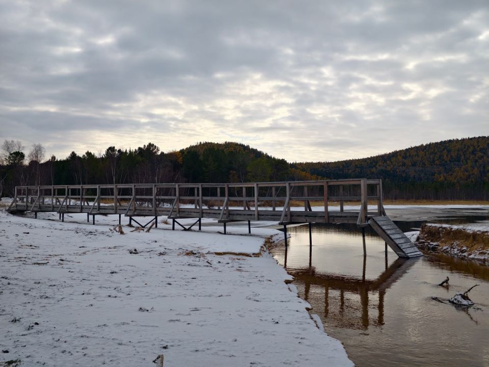 В Бурятии река "обманула" строителей, изменив русло после постройки нового моста