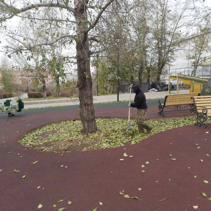 В парках Улан-Удэ готовятся к зиме