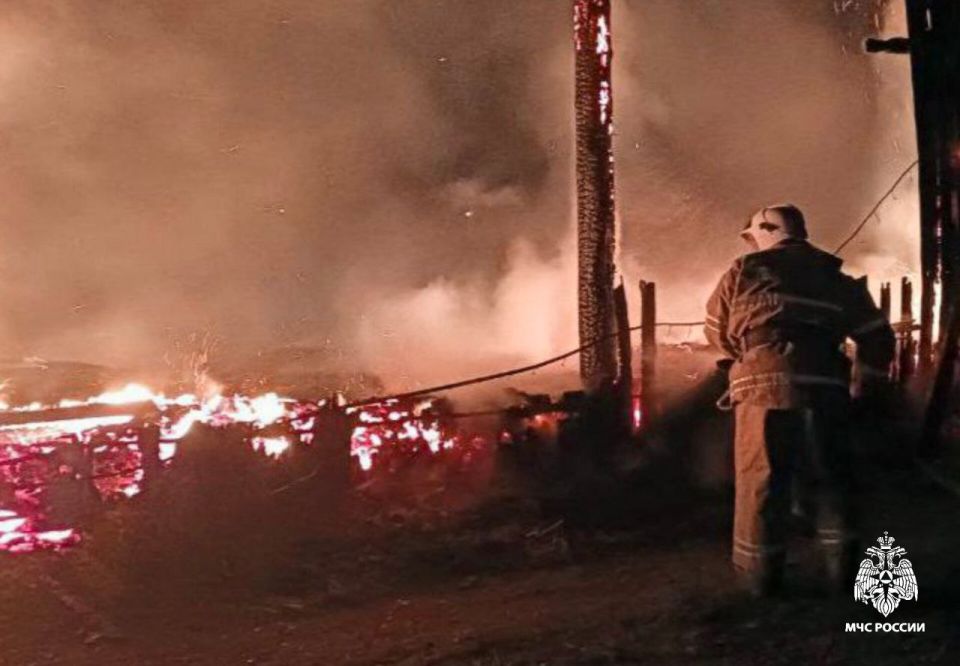 На пожаре в Прибайкальском районе погиб человек