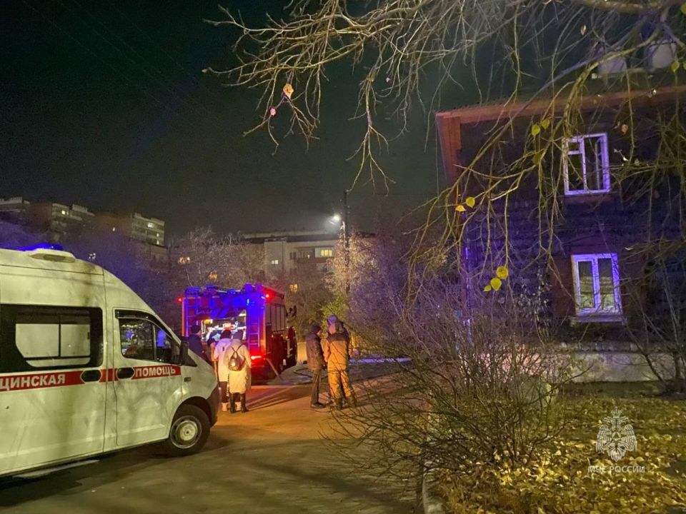 Мужчина спасен на пожаре в Улан-Удэ