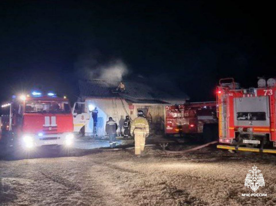 В Тарбагатайском районе огнеборцы локализовали пожар