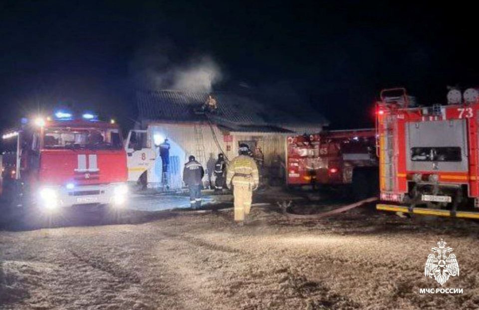 Дом культуры горел в селе Вознесеновка