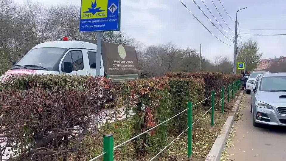 На проспекте Победы установили ограждение для безопасности пешеходов