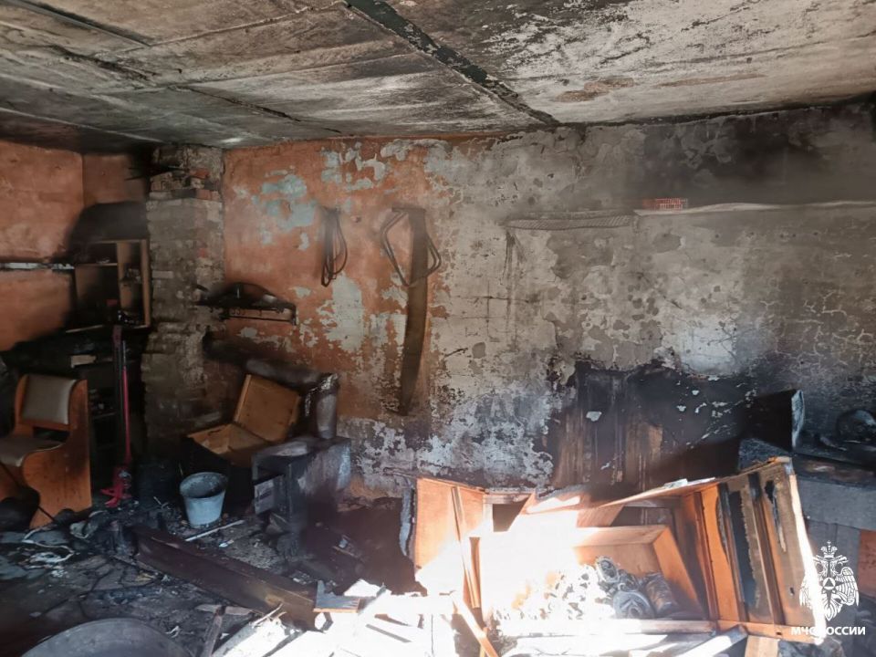 Пожилой мужчина пострадал на пожаре в Улан-Удэ