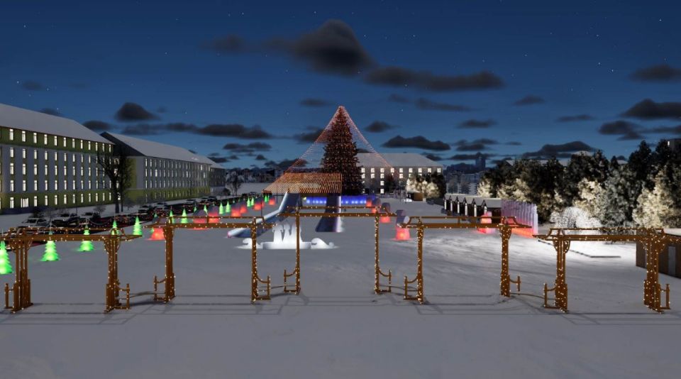 На главной площади Улан-Удэ появится ледовый городок под названием «Путешествие на Байкал»