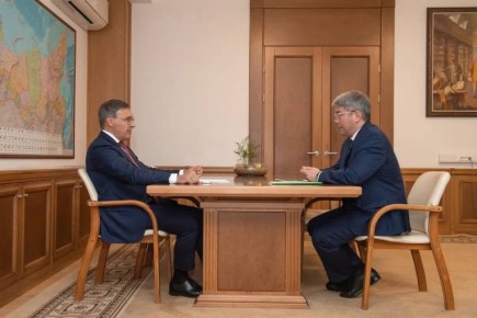 21 октября глава Бурятии Алексей Цыденов встретился с министром науки и высшего образования Валерием Фальковым