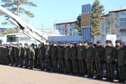 В Бурятии прошла торжественная церемония отправки призывников в войска Восточного военного округа