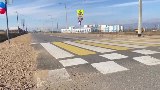 В пригородном селе Бурятии отремонтировали дорогу к школе и детскому саду