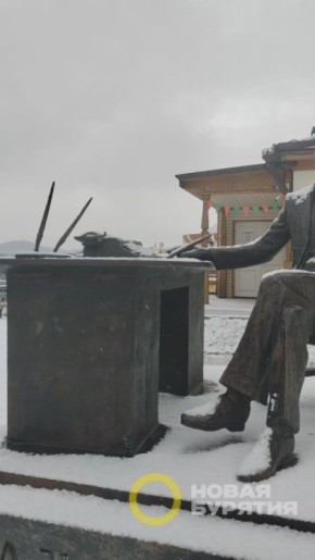 Пришла зима в Улан - Удэ. Радуетесь?