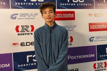 Юный фигурист с бурятскими корнями блеснул на Гран-при России