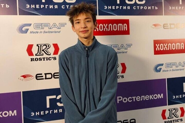 Юный фигурист с бурятскими корнями блеснул на Гран-при России
