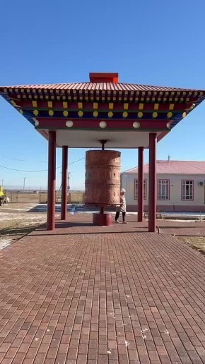 Большой молитвенный барабан (хурдэ) появился в Иволгинском дацане