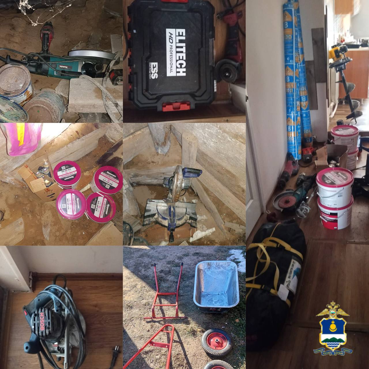 В Кабанском районе Бурятии раскрыли кражу со строительной площадки