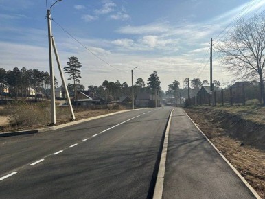 В столице Бурятии ремонтируют дорогу на улице Юннатов