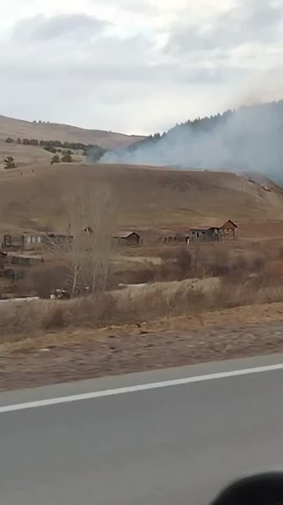 #атвпишут в десятниково горит трава рядом с лесом