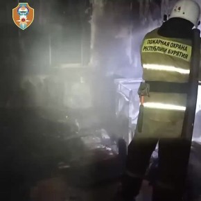 Сегодня ночью произошёл пожар в жилом двухквартирном доме в Нижней Иволге