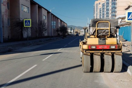 В Улан-Удэ завершается ремонт дороги к амбулатории и корпусам ВСГУТУ