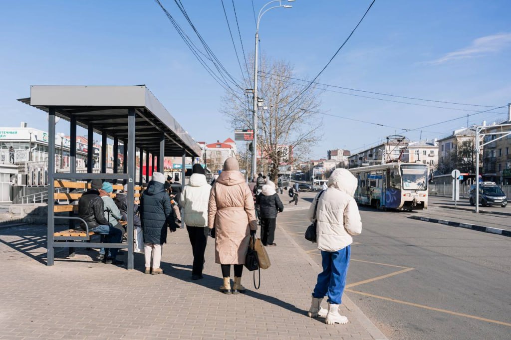 В Улан-Удэ завершают ремонт на остановке «Элеватор»