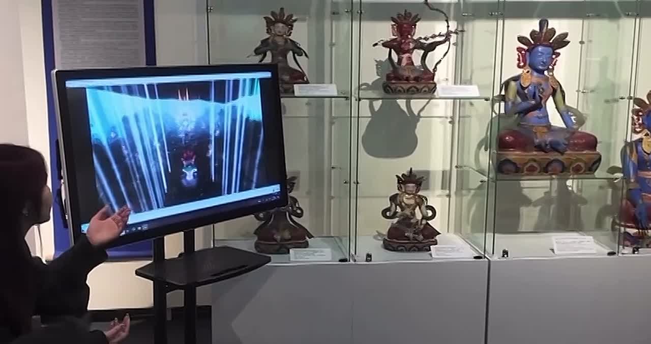 Ожившая мандала в цифровом пространстве