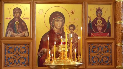 Великое освящение храма Сретенского женского монастыря