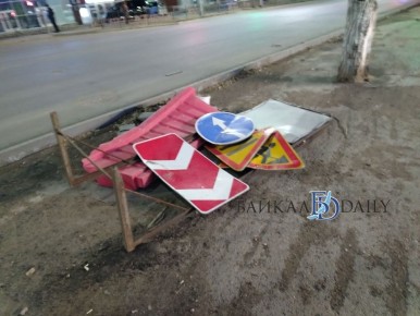 Последствия вчерашнего сильного ветра…