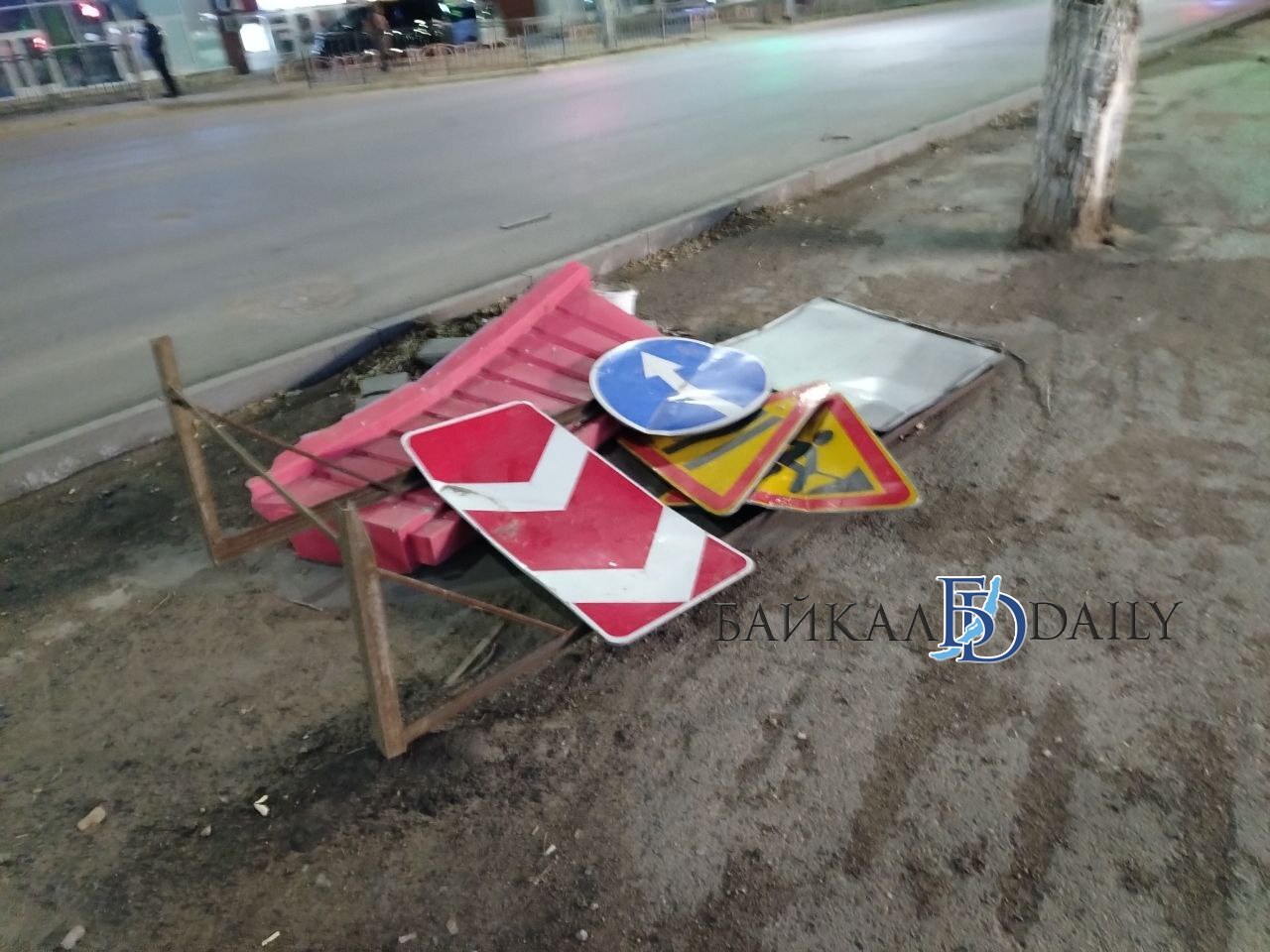 Последствия вчерашнего сильного ветра…