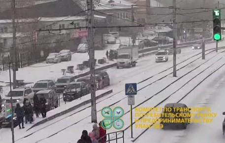 33 заявки на оформление ДТП в Улан-Удэ поступило в ГАИ, по данным на 14:00