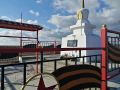 В ДНР восстанавливают субурган, установленный бойцами из Бурятии