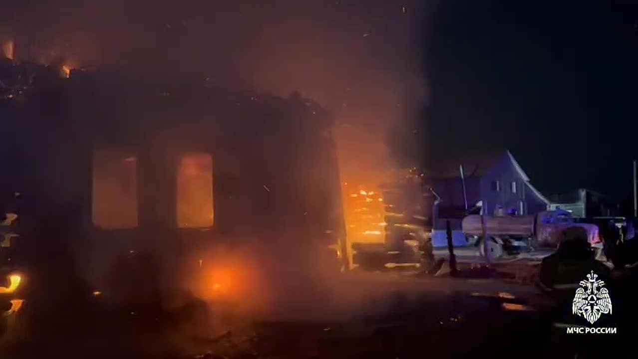 В Бурятии за сутки:. Огнеборцами ликвидировано 3 пожара