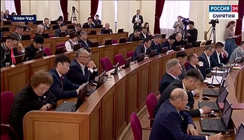 Сегодня состоялась очередная 14-ая сессия Народного Хурала Бурятии седьмого созыва