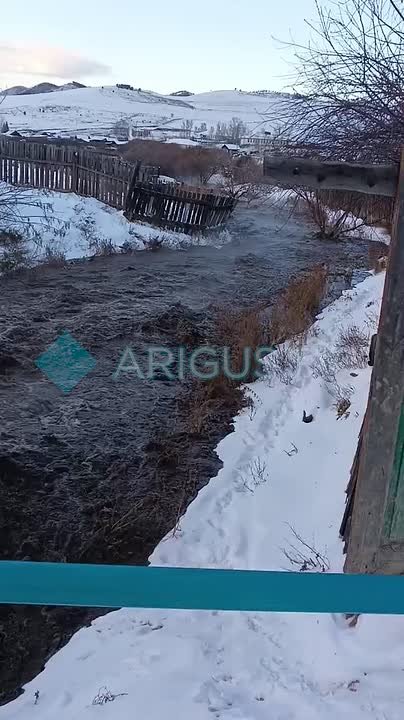 Село Десятниково в Тарбагатайском районе снова топит