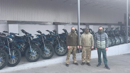 Военные из Бурятии получили мотоциклы Эндуро