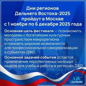 Пришли с напоминанием. Столица России с 1 ноября по 6 декабря 2025 года станет главной площадкой для знакомства с уникальным потенциалом восточных территорий страны