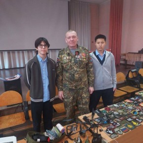 Ветераны транспортной полиции Прибайкалья провели урок мужества и патриотизма для школьников