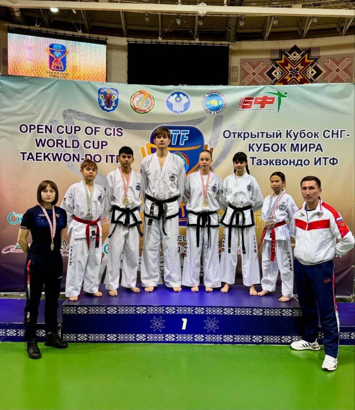 Бурятия завоевала Кубок Мира по тхэквондо в Минске