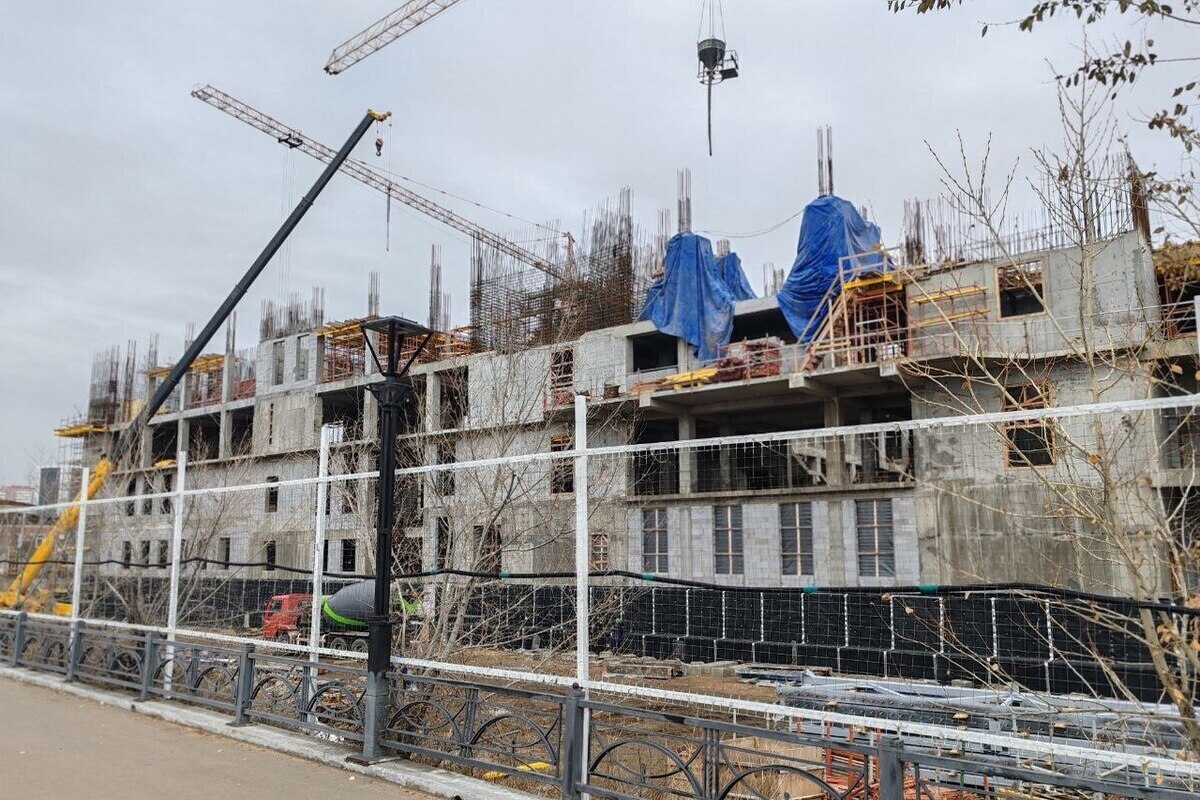 Строительство театра «Байкал» в Улан-Удэ продолжается на фоне банкротства подрядчика