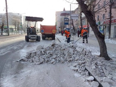 Мэрия: в Улан Удэ вывезли в шесть раз больше снега