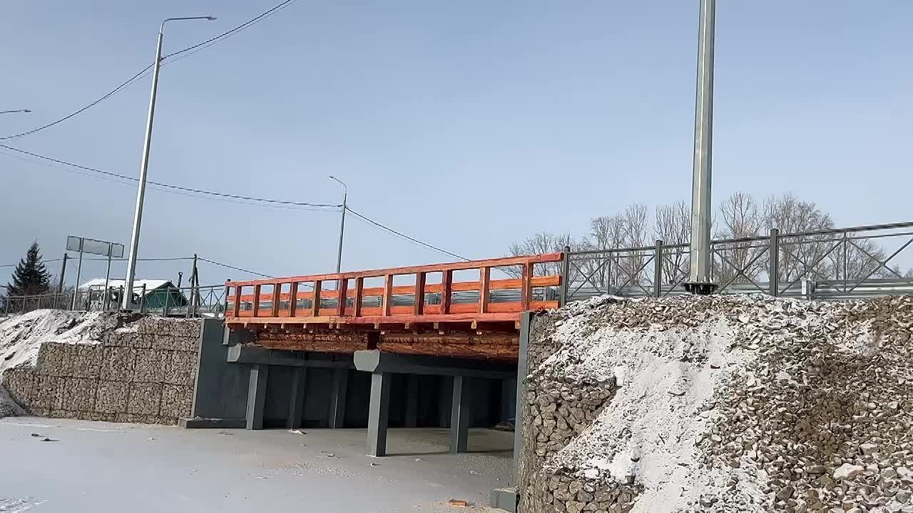 В Мухоршибирском районе Бурятии после капитального ремонта открыли мост через реку Заганка