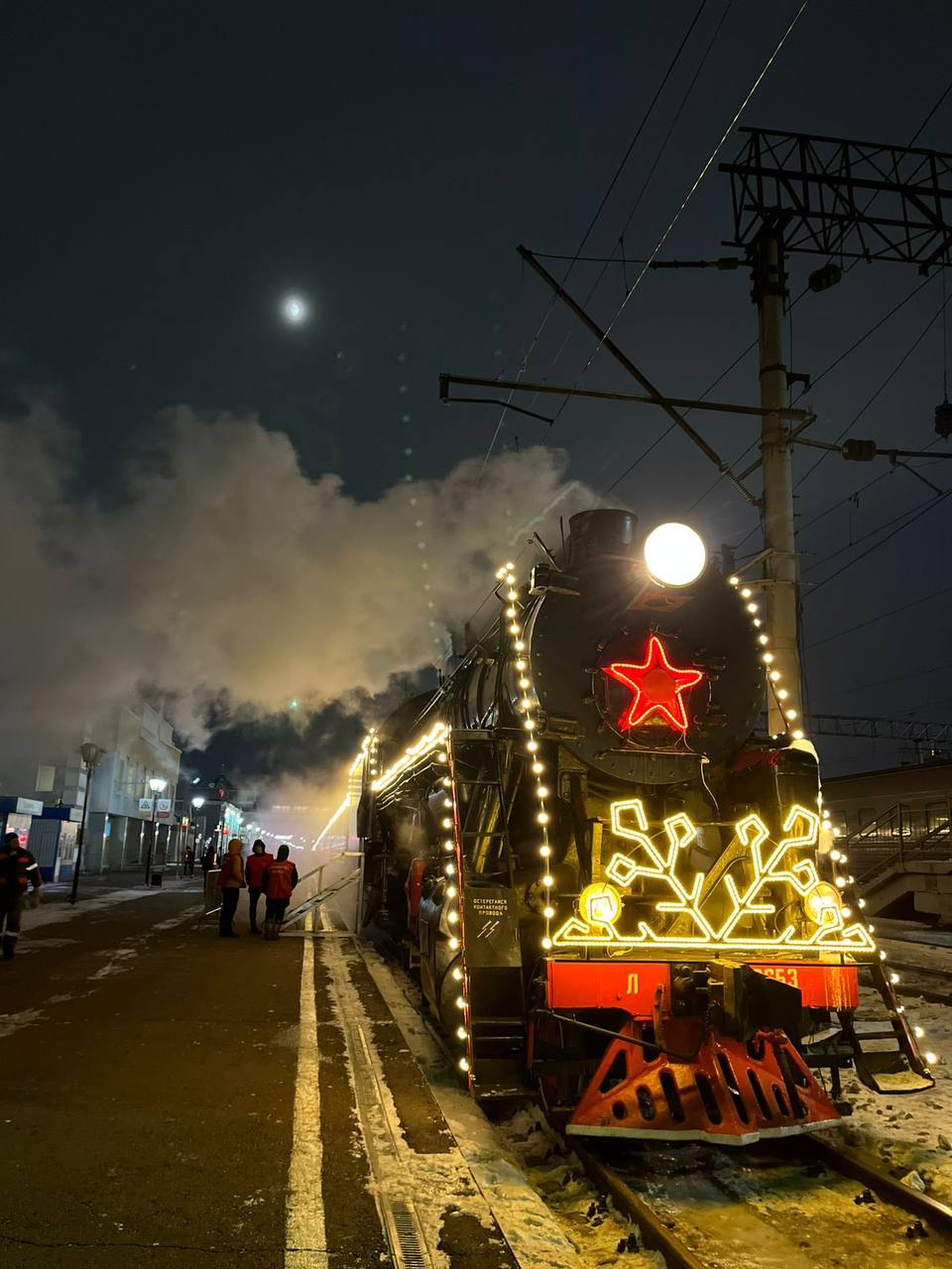 В минувшее воскресенье столицу Бурятии посетил Поезд Деда Мороза