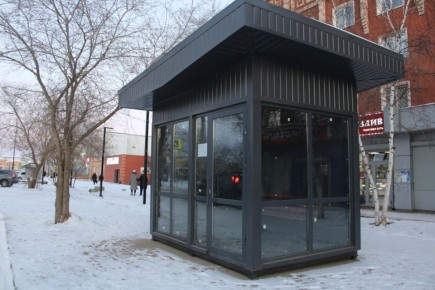 В Бурятии установили тёплые остановочные павильоны